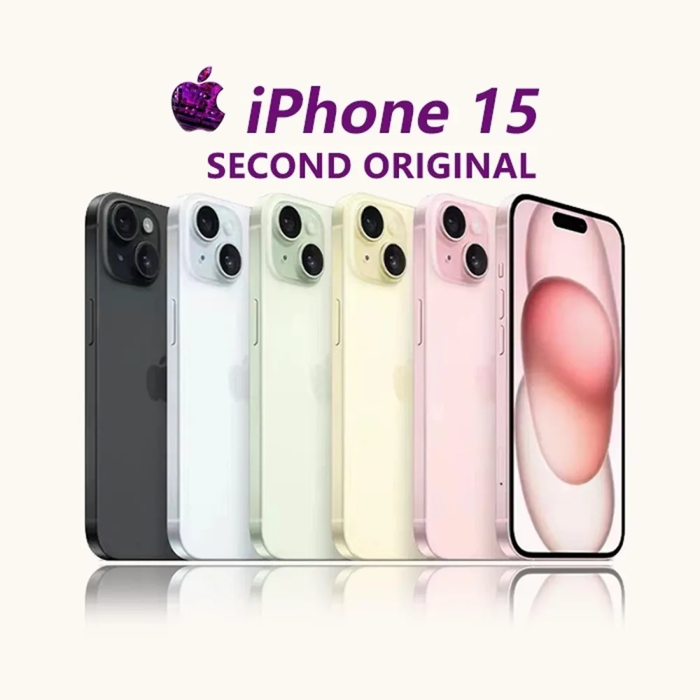 iPhone 15 Second Original iPhone 15 Bekas FULLSET MULUS - 15 128GB, Black